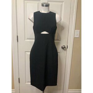 Nicole Miller Black Cutout Sleeveless Pencil Dress, Size 8, NWT!